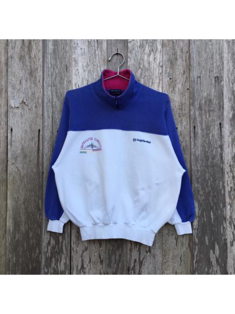 Other Designers Vintage - Vintage Sergio Tacchini Half Zip Sweatshirt