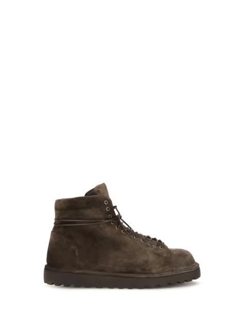 Marsèll Marsèll Pallottola Suede Ankle Boots Dark Brown