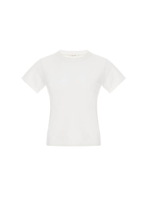 The Row Tommy Cotton-Silk Jersey T-Shirt white