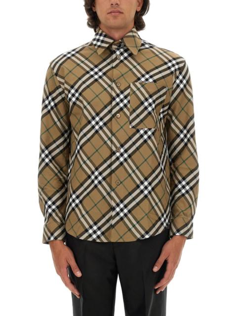 Burberry Burberry Men Shirt With Check Pattern