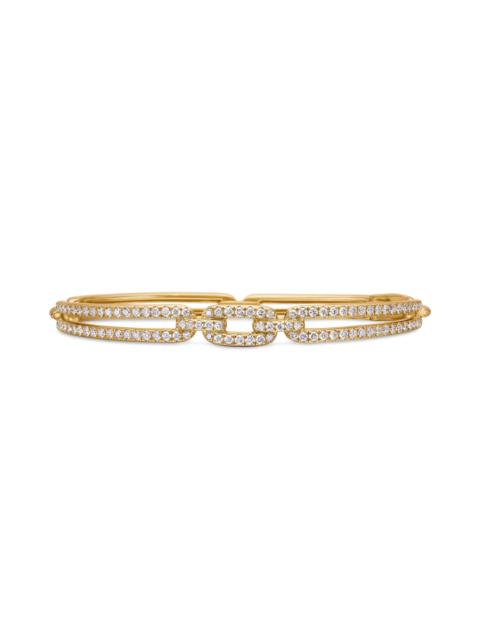 DAVID YURMAN David Yurman Stax Diamond Link Bracelet in Yellow Gold at Nordstrom