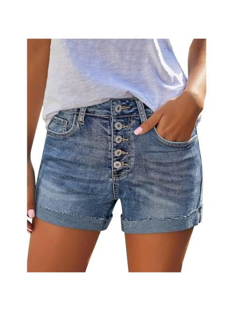 KanCan Maurices Five Button Distressed Shorts Size 23
