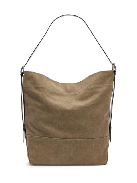 Lemaire Belted Cotton Tote Bag neutral
