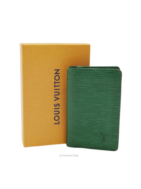 Louis Vuitton Pocket Organizer - Green Epi Leather