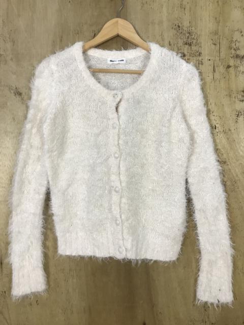 Other Designers Homespun Knitwear - Healty Karen Mohair Soft Faux Fur Knit Cardigan