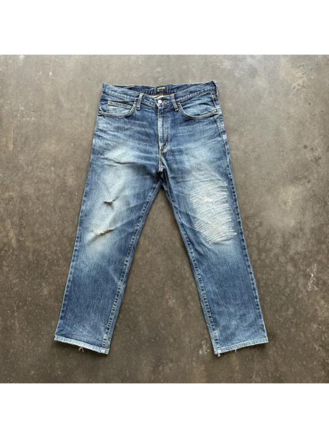 Other Designers Vintage Wrangler Distressed Faded Denim Jean Pant W34