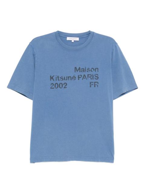 Maison Kitsuné 2002 faded T-shirt