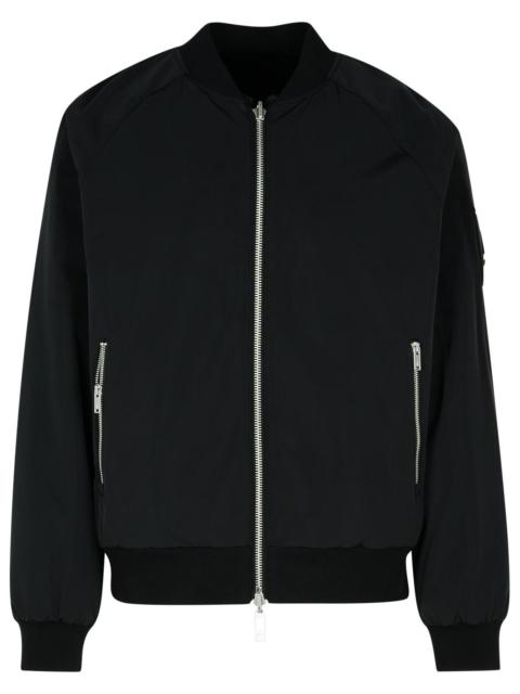 MOOSE KNUCKLES Moose Knuckles 'Bunny' Black Polyester Bomber Jacket Men