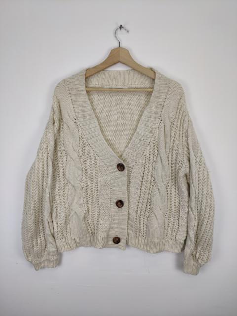 Other Designers Vintage - Vintage Cable Knit Cardigan by Ray Cassin