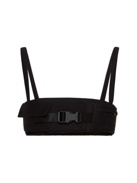 Radzimir buckle-detail bralette top