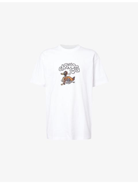 Carhartt Duck Graphic-Print Short-Sleeve Cotton T-Shirt