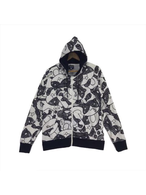 Other Designers Japanese Brand - Vintage Nacobuchi San Japanese anime Full Print Hoodie