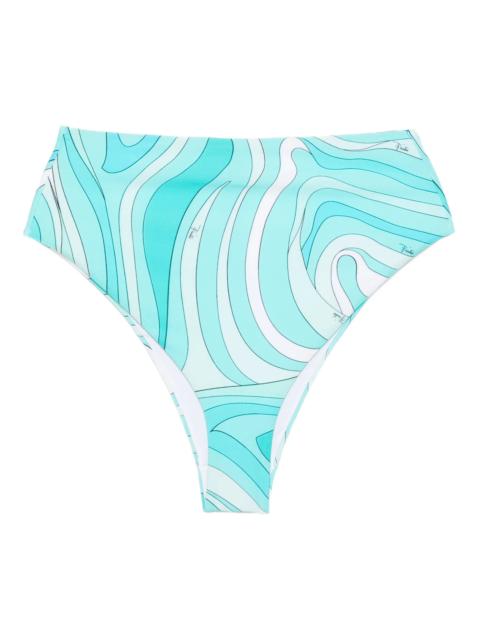 PUCCI high-waist bikini bottoms