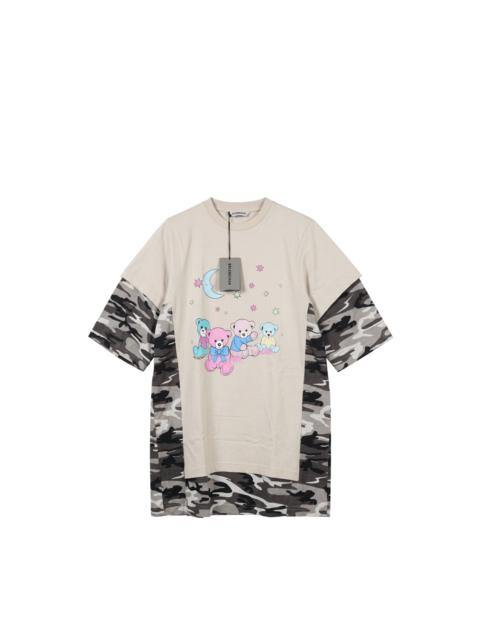 BALENCIAGA [Campaign] Balenciaga Love Bear Double Layer Camouflage T-shirt (XS) - New w/ Tags