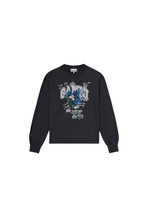 GANNI Ganni Black Tops - T-Shirts & Jerseys Women