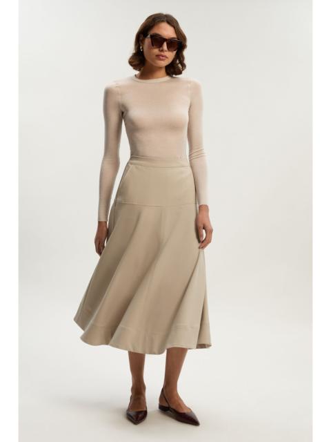 KAREN MILLEN Viscose Blend Tailored Full skirt