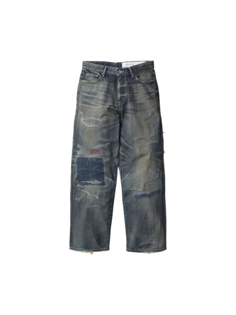 NEIGHBORHOOD PATCHWORK COTTON JEANS