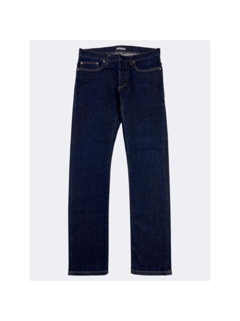 Dior Logo Patch Button Fly Denim Jeans