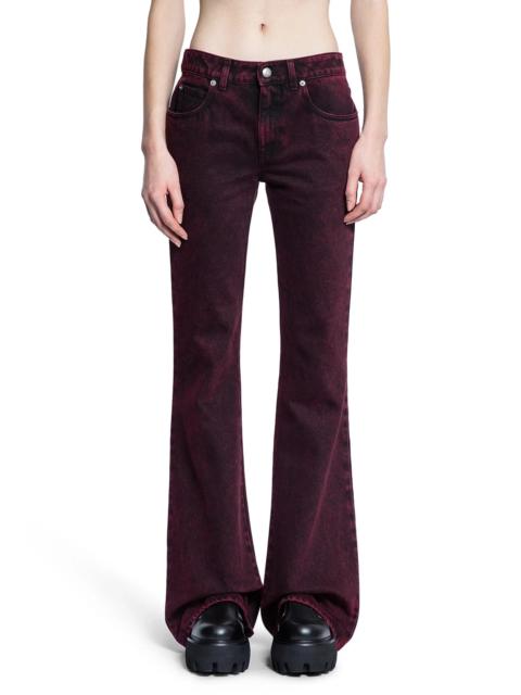 Alexander McQueen Overdyed-Bootcut-Jeans