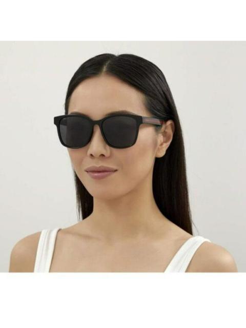 GUCCI NEW Gucci GG0417SK 001 Black Multicolour Grey Oval Unisex Sunglasses