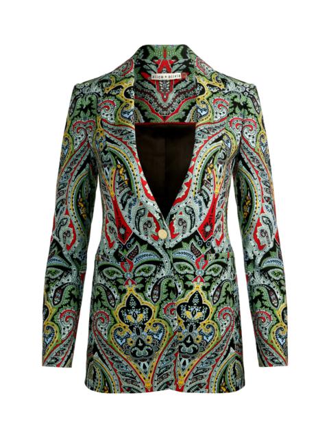 Alice + Olivia BREANN PRINTED BLAZER