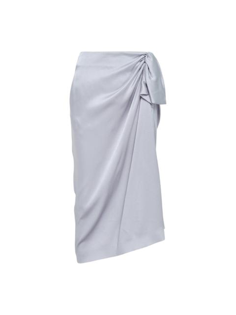 Stella McCartney Satin Gathered Skirt