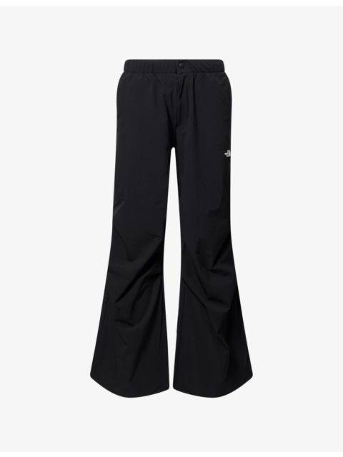 The North Face Logo-Print Wide-Leg Woven Nylon Trousers