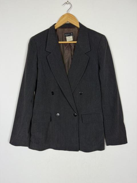 agnes b. - Agnes b Double Breasted Blazer/Coat