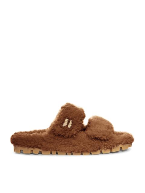 Miu Miu SHEARLING SANDALS