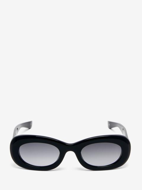 Alexander McQueen McQueen Logo Oval Sunglasses