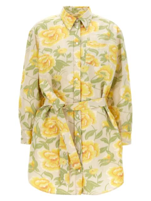 KENZO ' Peonies Kimono sleeve' dress