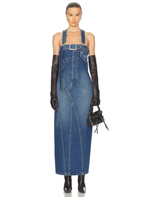 Jean Paul Gaultier Overall Detail Denim Dress