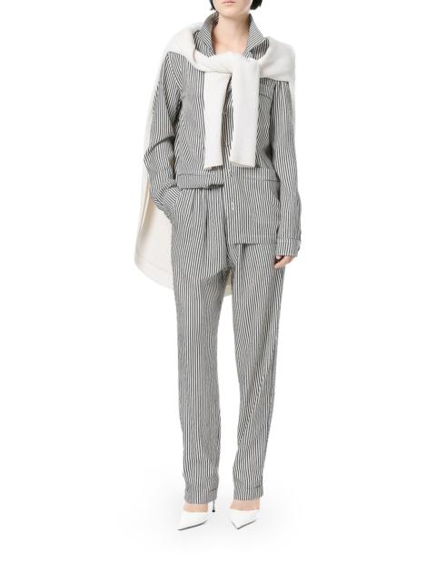 TOM FORD STRIPED SILK TROUSERS