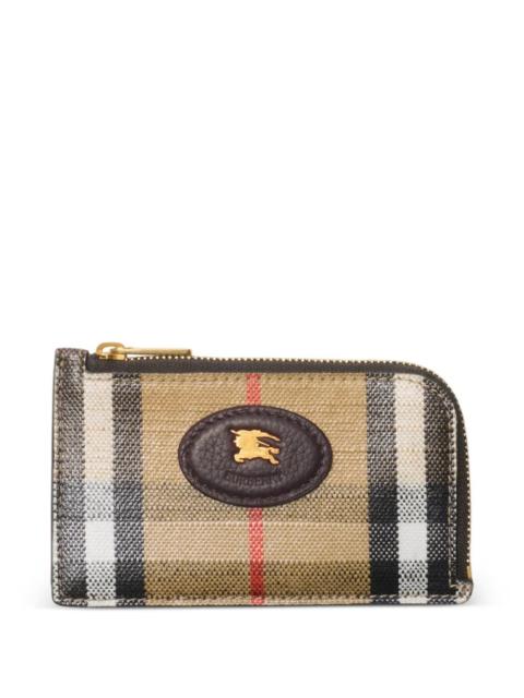 Burberry Burberry Check Highlands Zip Card Case