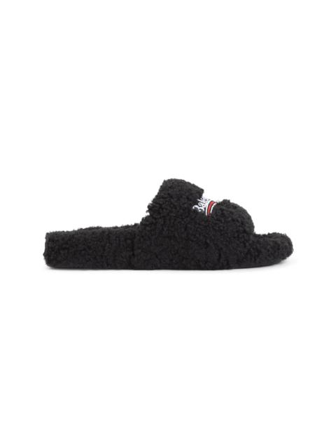 BALENCIAGA Furry Slide Fake Women