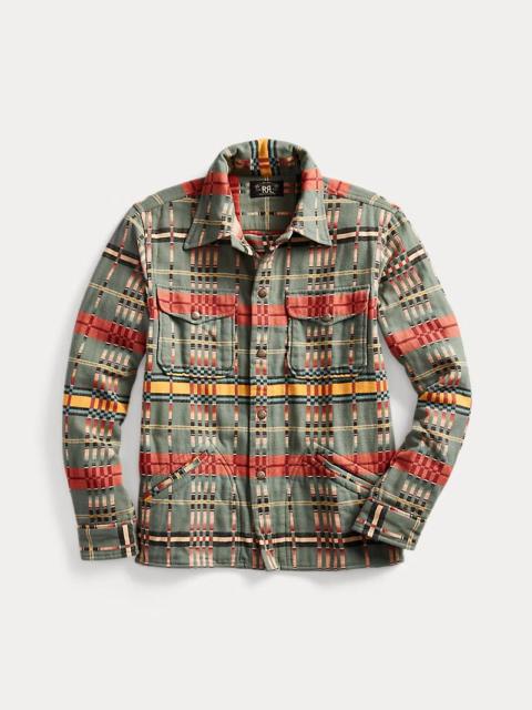 Other Designers RRL Ralph Lauren - Ralph Lauren RRL Plaid Jacquard Overshirt Double RL