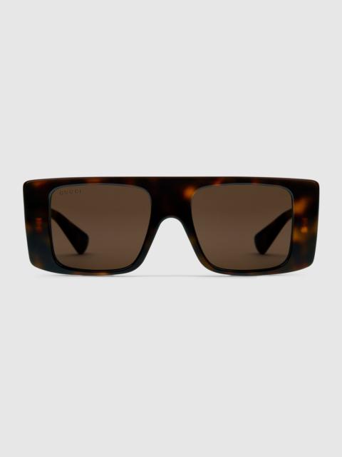 GUCCI Rectangular frame sunglasses