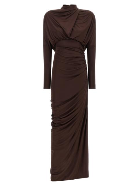 Balmain Balmain Women Draped Jersery Dress