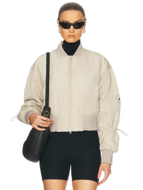 Truenature Cropped Bomber Jacket