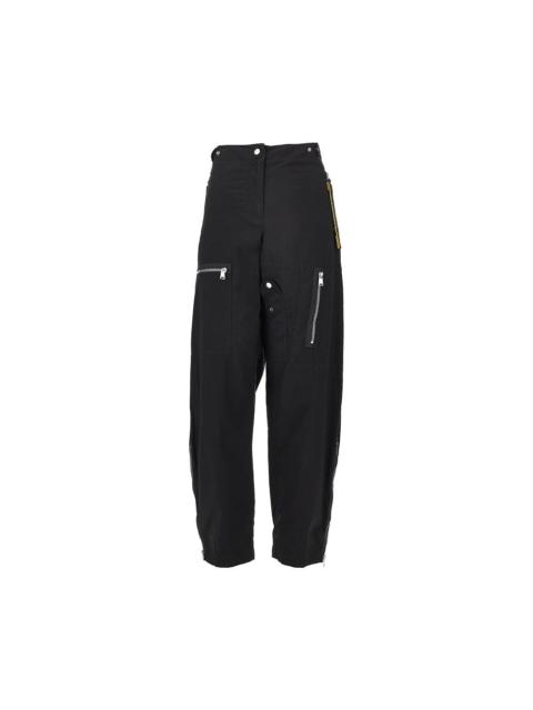 FENDI Fendi Parachute Canvas Cargo Pants Black Women