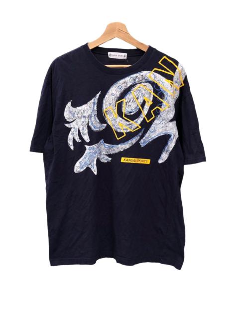 Yohji Yamamoto Kansai Sports Over Print Tees