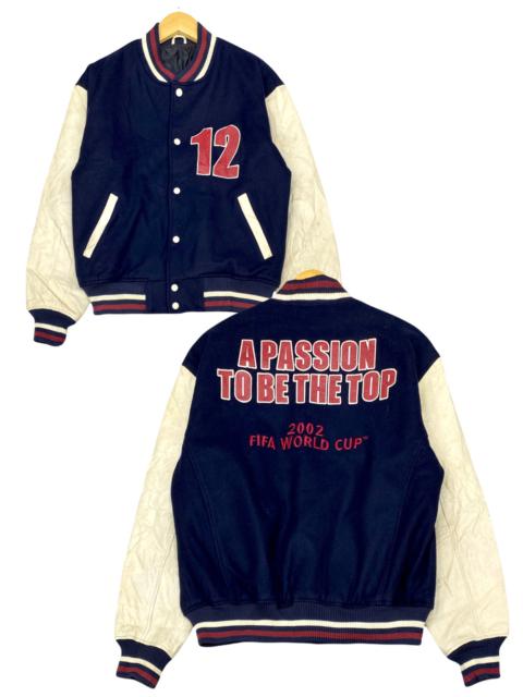 Other Designers Varsity - Y2K VARSITY JACKET WORLD CUP 2002 OFFICIAL