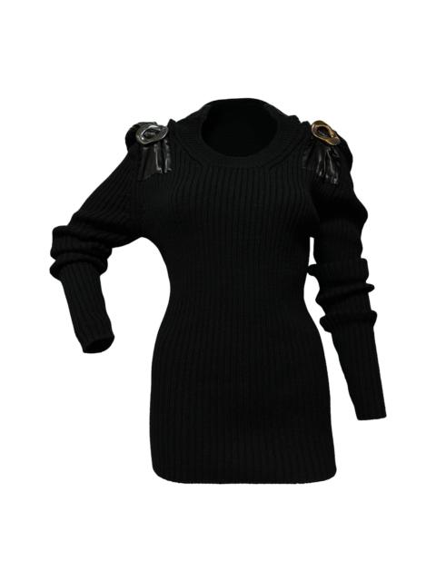 Bottega Veneta BOTTEGA VENETA Fall Winter 2019 Ribbed Buckle Detail Knit Sweater