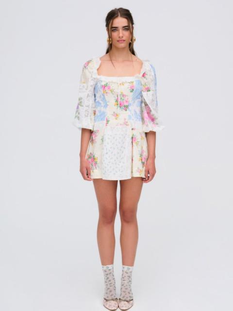 For Love & Lemons Evelina Mini Dress