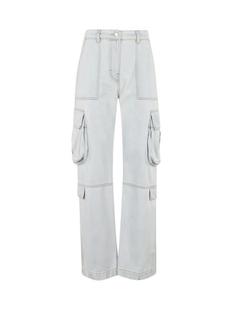 MSGM Cargo Denim Trousers