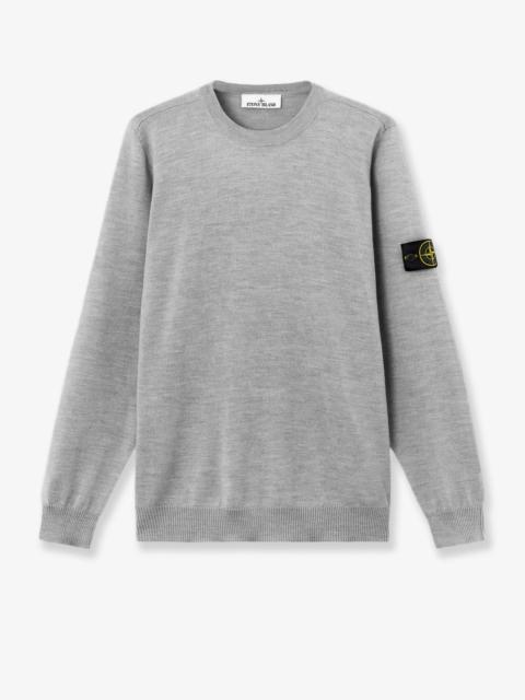 Stone Island Stone Island Wool Sweater With Side Logo Patch