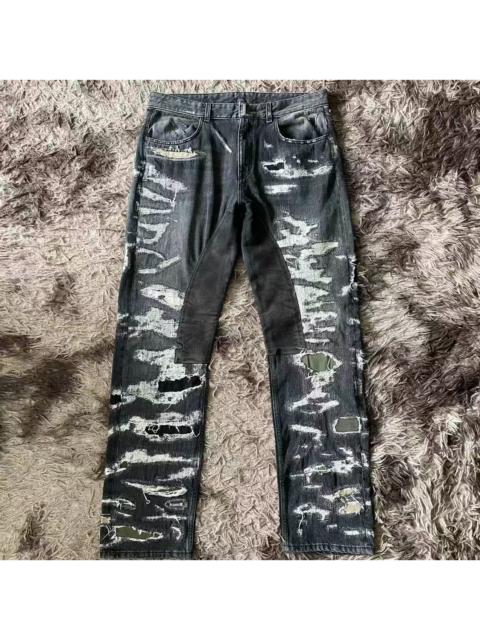 Givenchy Givenchy Boro Black Destroyed Denim Pants