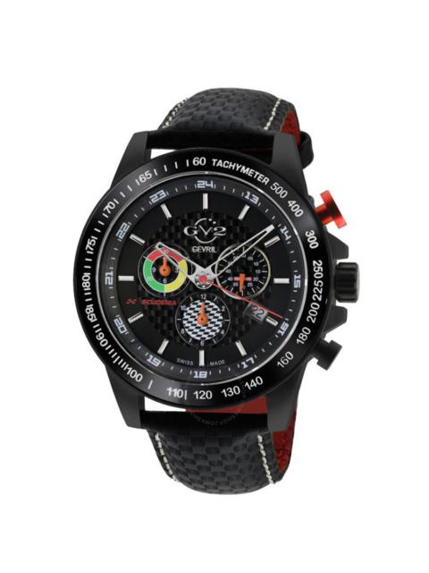 Other Designers GV2 by Gevril Scuderia Chronograph Tachymeter Black Dial Men's Watch 9923