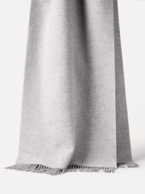 Brunello Cucinelli Hooded wool and cashmere knit scarf