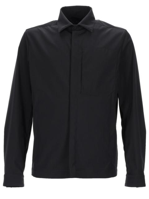 Herno Herno Men Overshirt In Misto Lana
